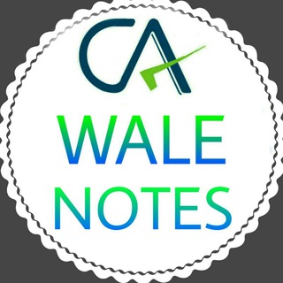 || CA INTER WALE NOTES ||