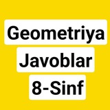 Geometriya 8-sinf Javoblar
