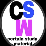 Certain Study Material