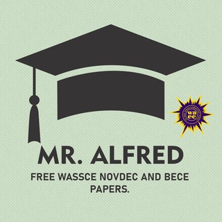 MR. ALFRED FREE WASSCE BECE NOV DEC AND CTVET PAPERS