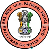 Rajasthan GK RAS SI REET CET Exams Quiz Hindi ™