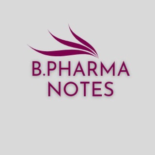 B.Pharma Notes