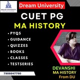 CUET PG MA History (JNU, DU, BHU, JMI, AMU,HCU etc.)