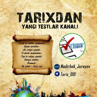 TARIXDAN YANGI TESTLAR