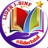 LIDER 1-sinf @xomidovashohida