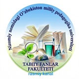 Tabiiy fanlar fakulteti YI rasmiy_kanali