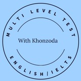MOCK EXAM CEFR πͺ’ Khonzoda