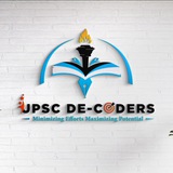 UPSC DE-CODERS ✍ ---
