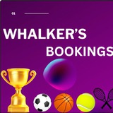 WHALKER’s BOOKINGS ⚽️ 🏀 <i class="emoji" style="background