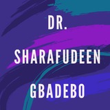 CHANNEL OF DR. SHARAFUDEEN GBADEBO RAAJI'S LECTURES