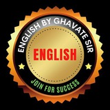 English By Ghavate sir
