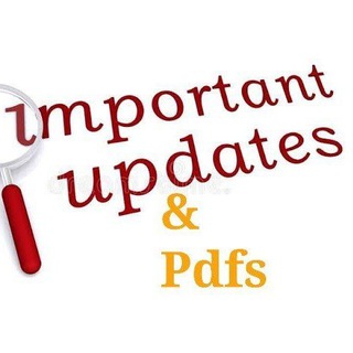All Imp. PDFs & Updates