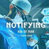NOTYFYING ASU 2nd year