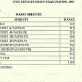 CSE23 Marks Statement