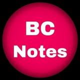 A/L BC NOTES 📚