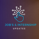 Job's & Internship's Updates