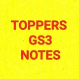 UPSC TOPPERS GS3 NOTES COPIES