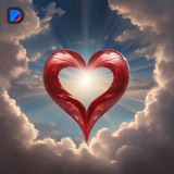 A heart in heaven